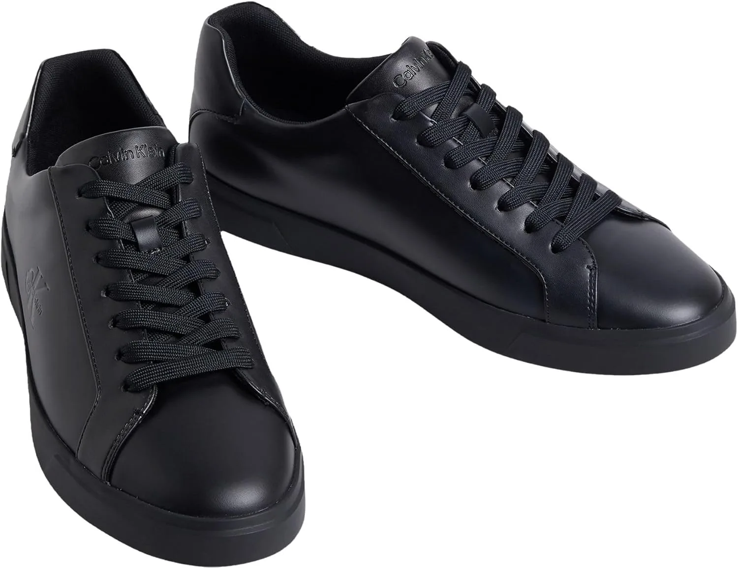 Мужские низкие кеды Calvin Klein Prof Cupsole LTH Hm0hm02123 Calvin Klein Jeans, черный — фото 3