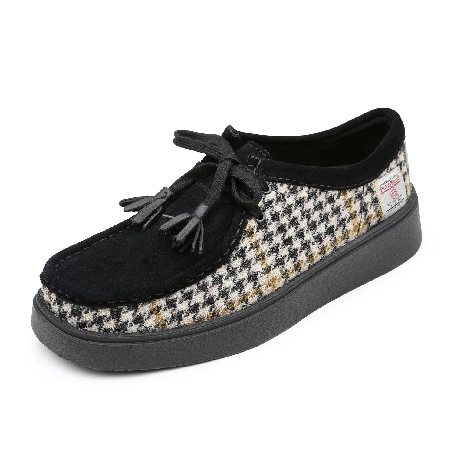 Мужские повседневные туфли Clarks Torbay Tweed чёрные