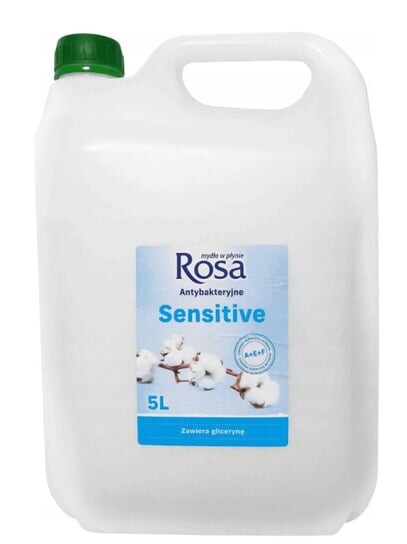 

Антибактериальное жидкое мыло Sensitive 5 литров, Inne