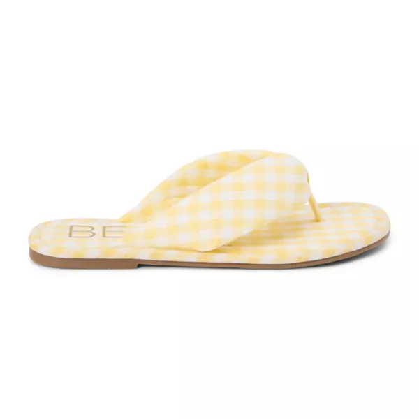 Женские сандалии-танкетки Gidget Beach By Matisse, цвет yellow gingham — фото 2