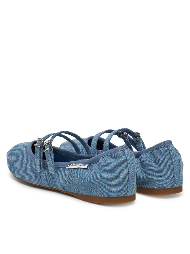 Балетки Ballerina Denim En0En02782 Tommy Jeans, синий — фото 3