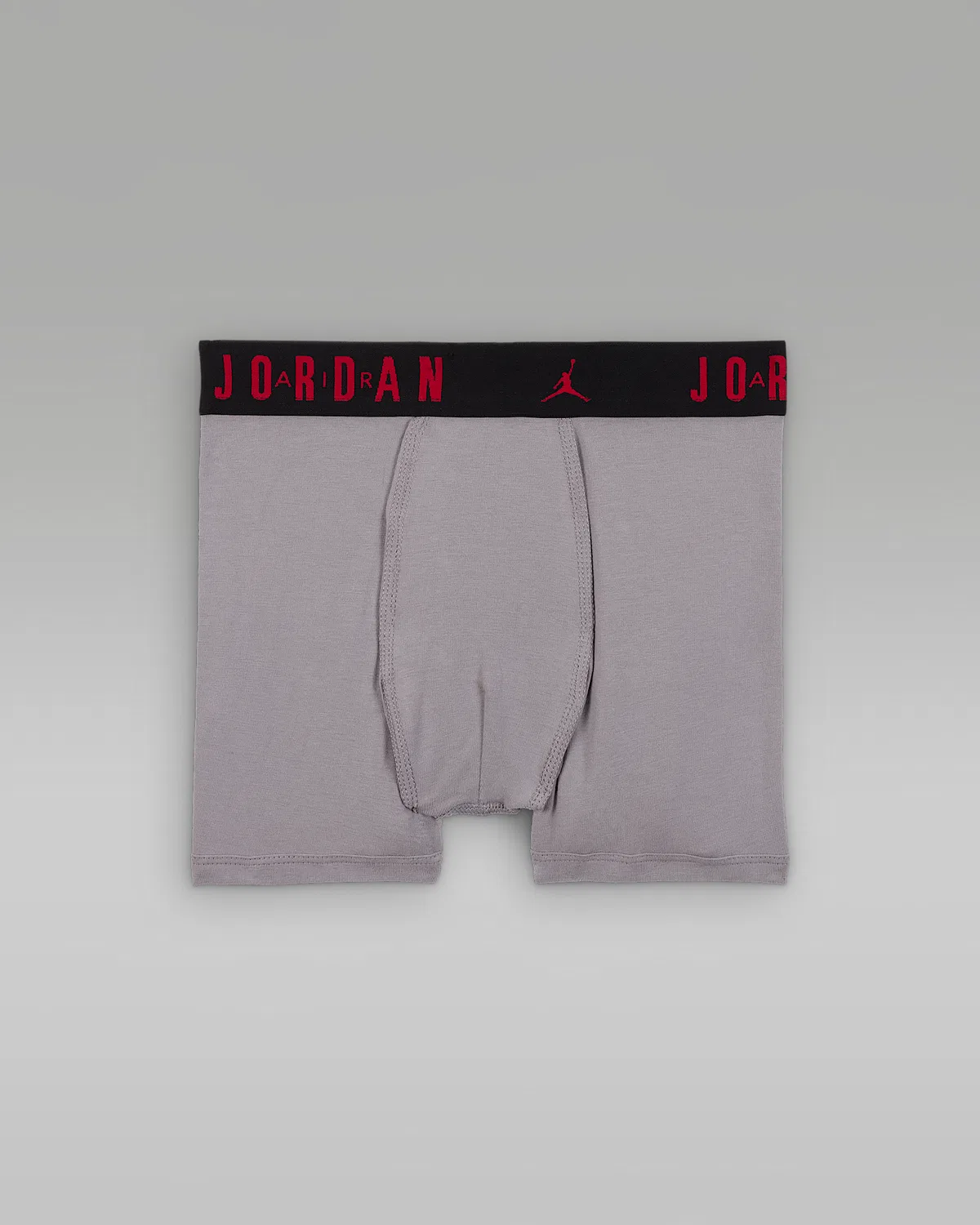 Детские хлопковые боксеры Big Kids' Cotton Core Boxer Briefs (3-Pack) Jordan, Black — фото 2