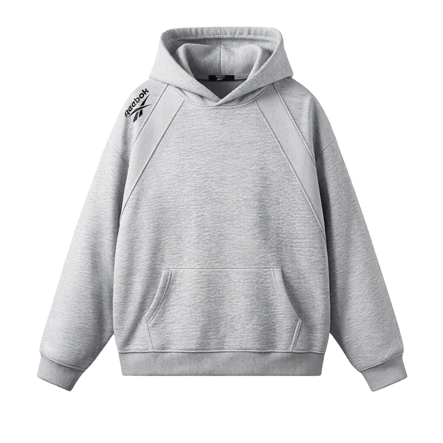 

Толстовка Unisex Hooded Moderate Heavyweight Reebok, светло-серый