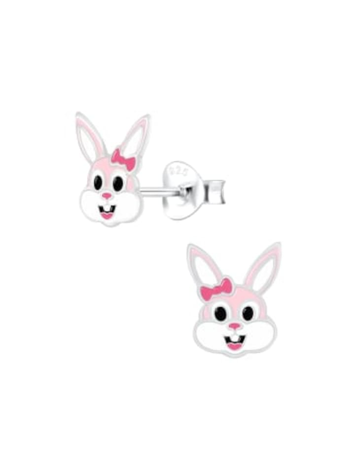 

Alexander York Серьги-гвоздики в виде кроликов из серебра 925 пробы, комплект из 2 штук