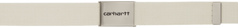 

Ремень с застежкой-липучкой цвета «Off-White» Carhartt Work In Progress, Wax