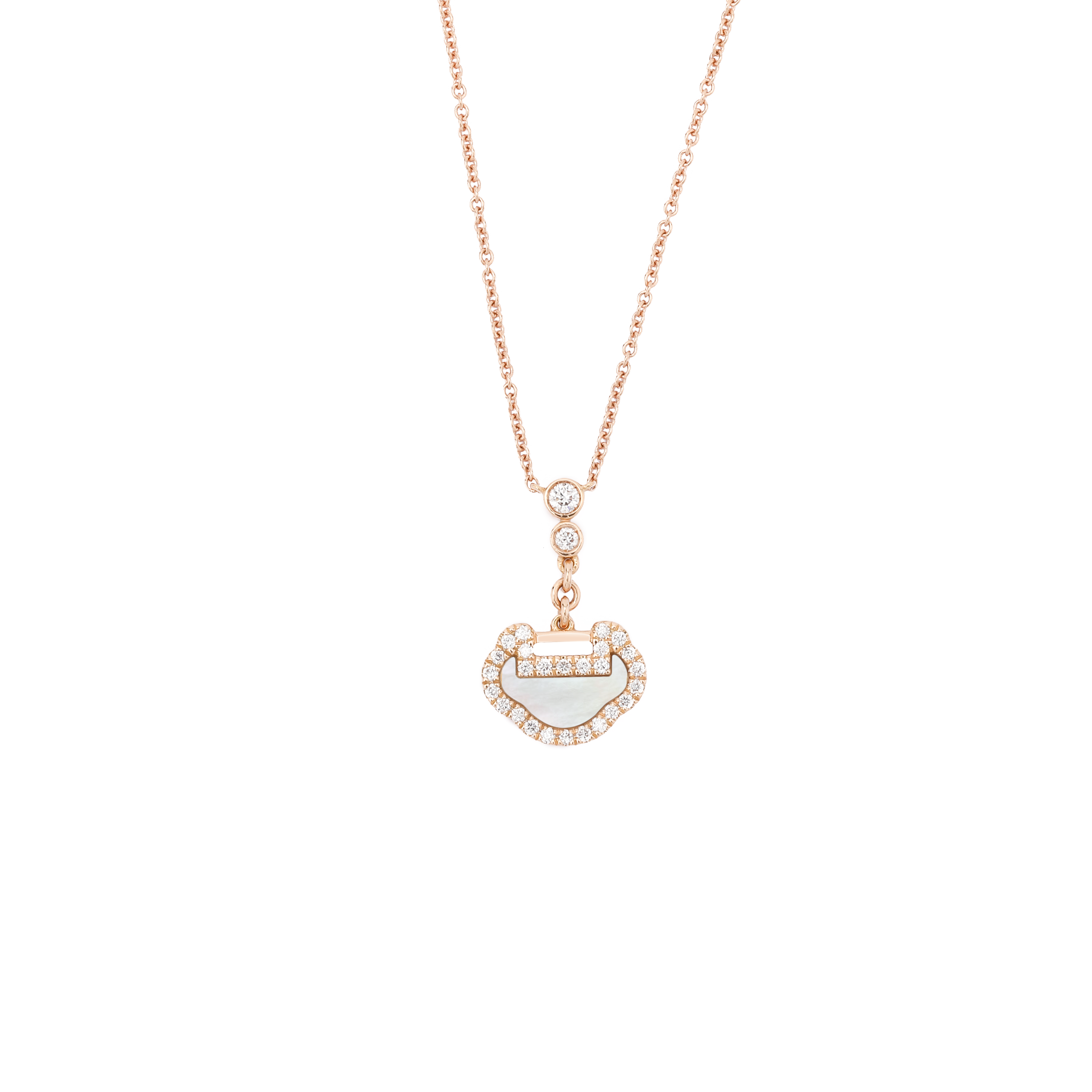 

Qeelin Ожерелье Mother Of Pearl, Karat Gold, Diamond, 18K Rose Gold для женщин