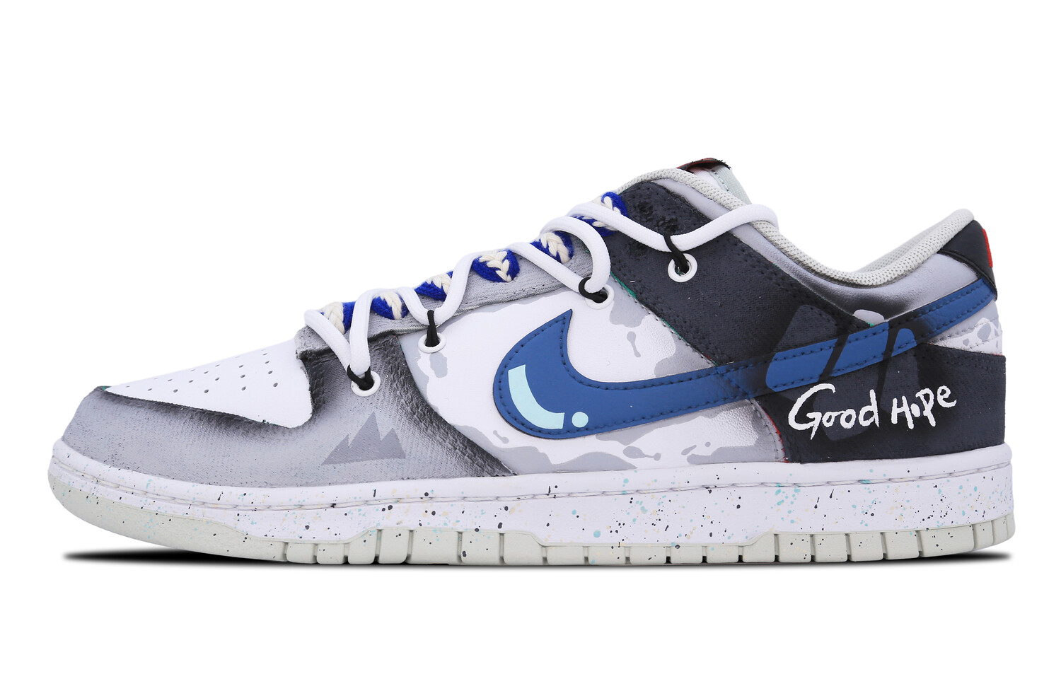 

Кроссовки Nike Dunk Skateboard Shoes Men Low-Top Black White, Черный, Кроссовки Nike Dunk Skateboard Shoes Men Low-Top Black White