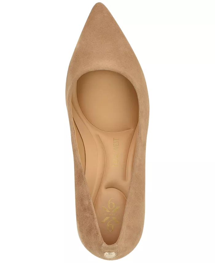 Женские туфли-лодочки Kalore 9X9 Slip-On Dress Nine West, коричневый/бежевый — фото 4
