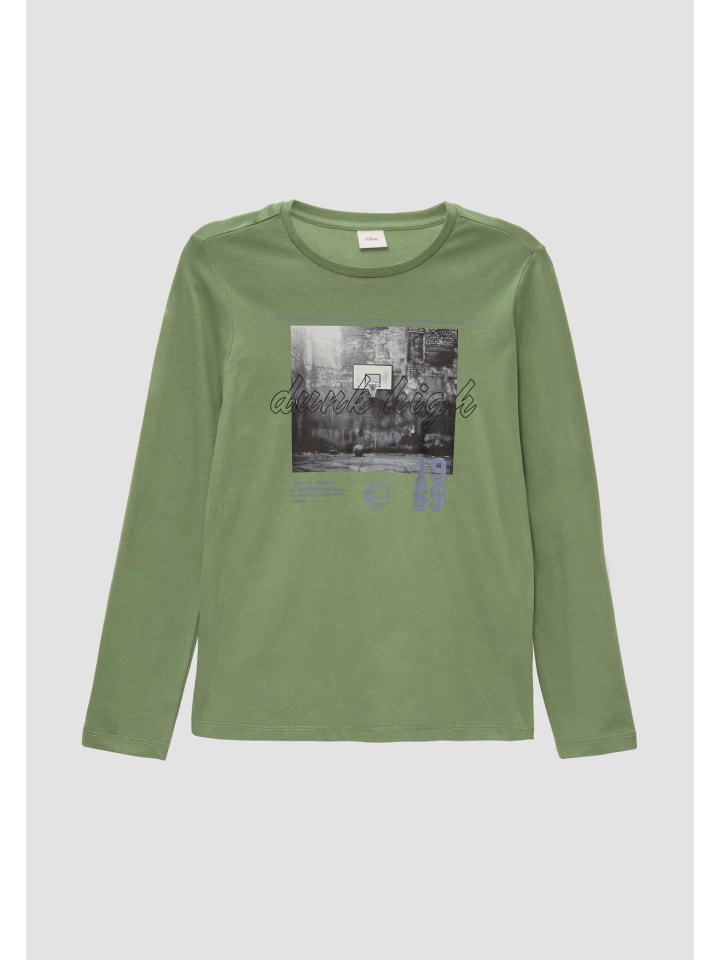 

s.Oliver Футболка 7372_зеленого цвета