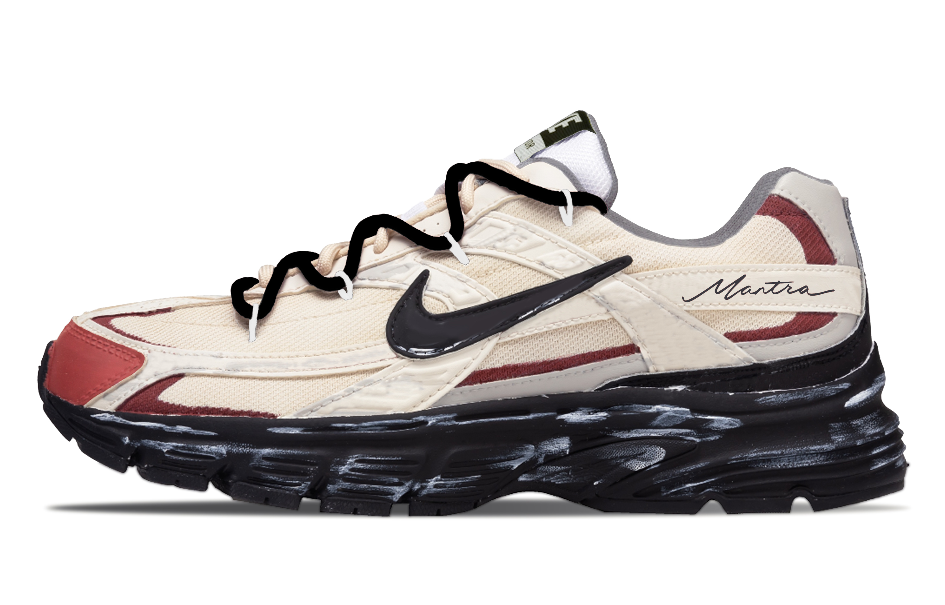 

Беговые кроссовки Unisex Initiator с амортизацией, устойчивые к истиранию и скольжению, низкие Nike, red