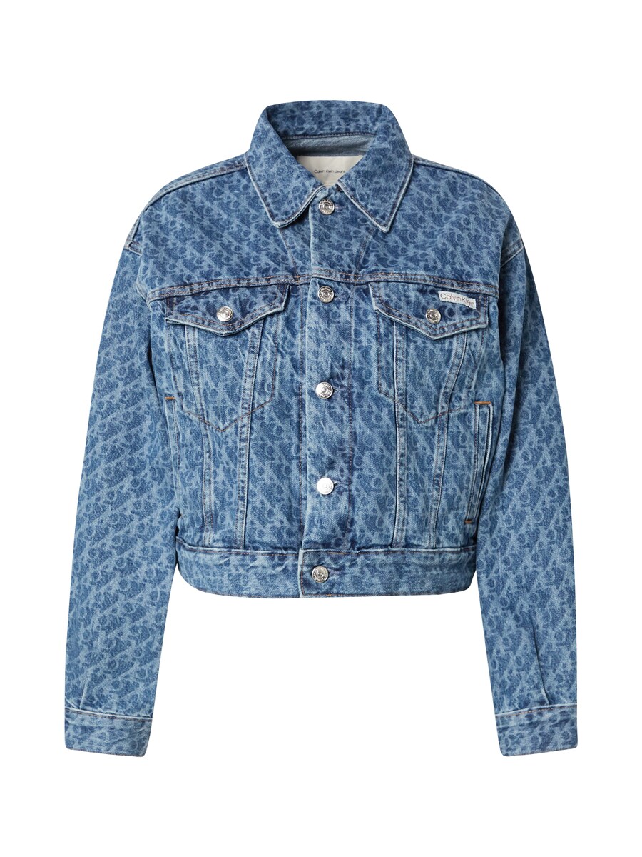 

Межсезонная куртка Calvin Klein Jeans 90s, цвет Blue denim/Light blue