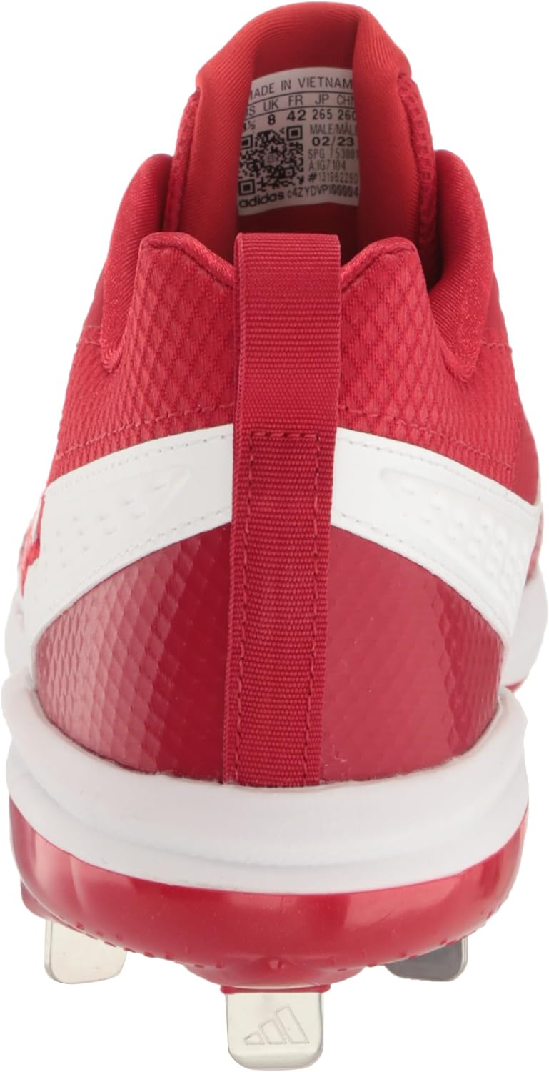Мужские бутсы-кроссовки adidas Icon 8, белый/красный — фото 3
