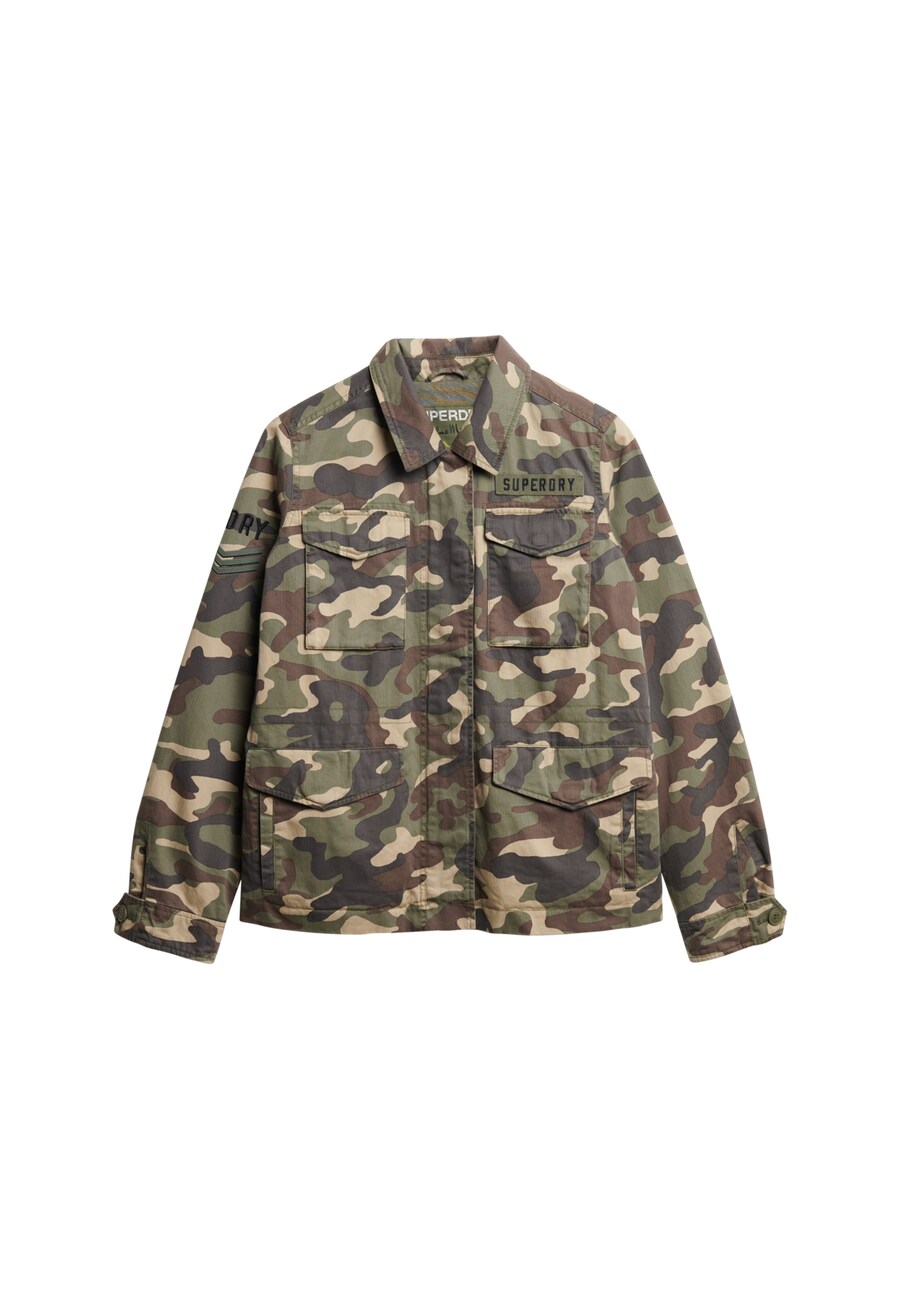 

Куртка межсезонная Superdry Verzierte M65 Military, цвет Green/Khaki/Olive