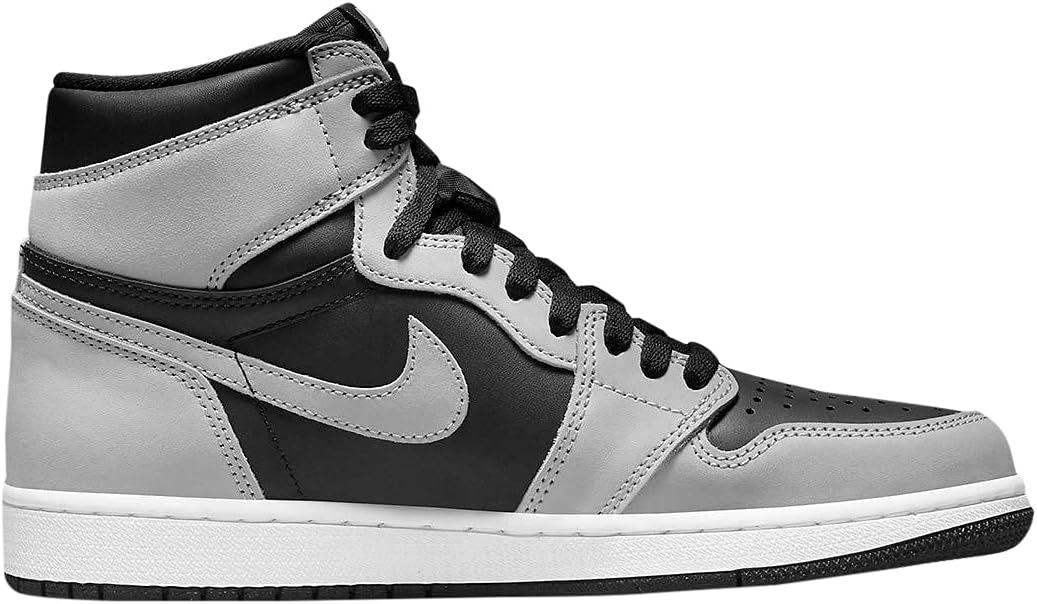 Мужские кроссовки Air Jordan 1 High Nike, черный/белый/серый — фото 3