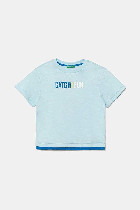 

Детская хлопковая футболка United Colors Of Benetton, синий