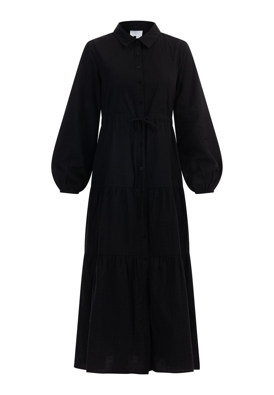 

Платье рубашка usha WHITE LABEL Shirt Dress, черный