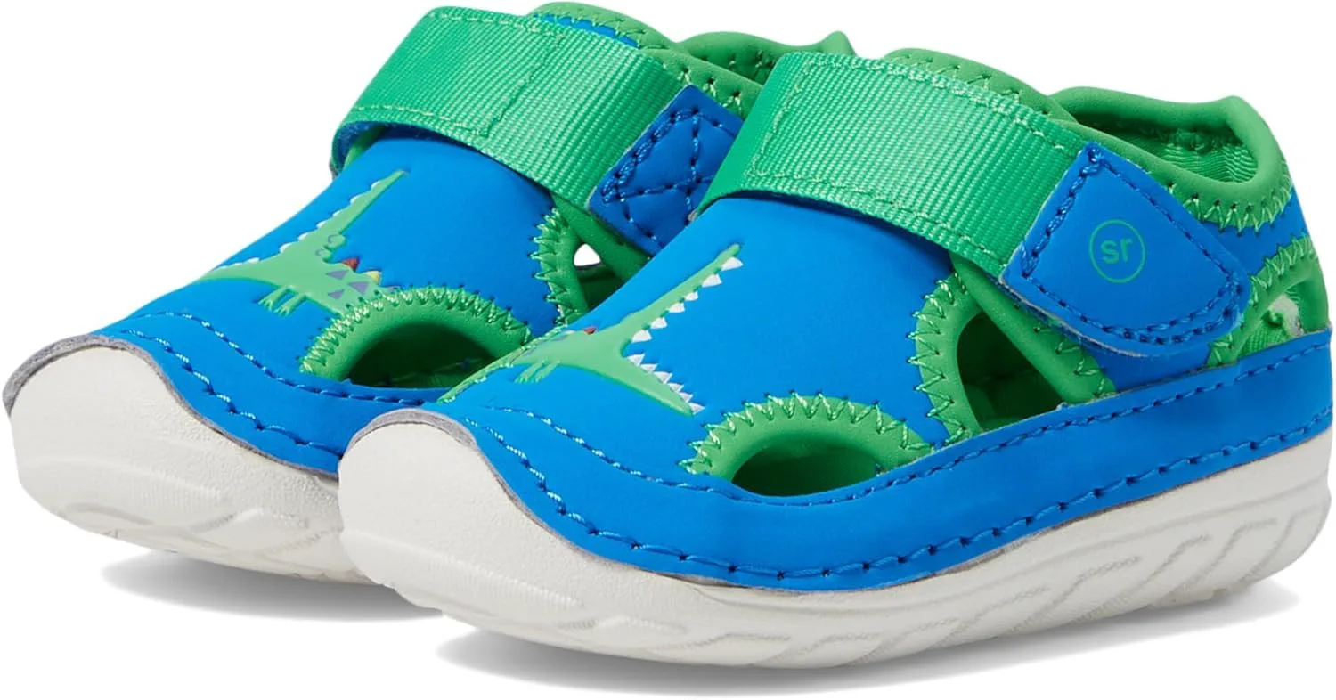 Шлепанцы Stride Rite unisex-baby Sm Splash, синий/зеленый — фото 2