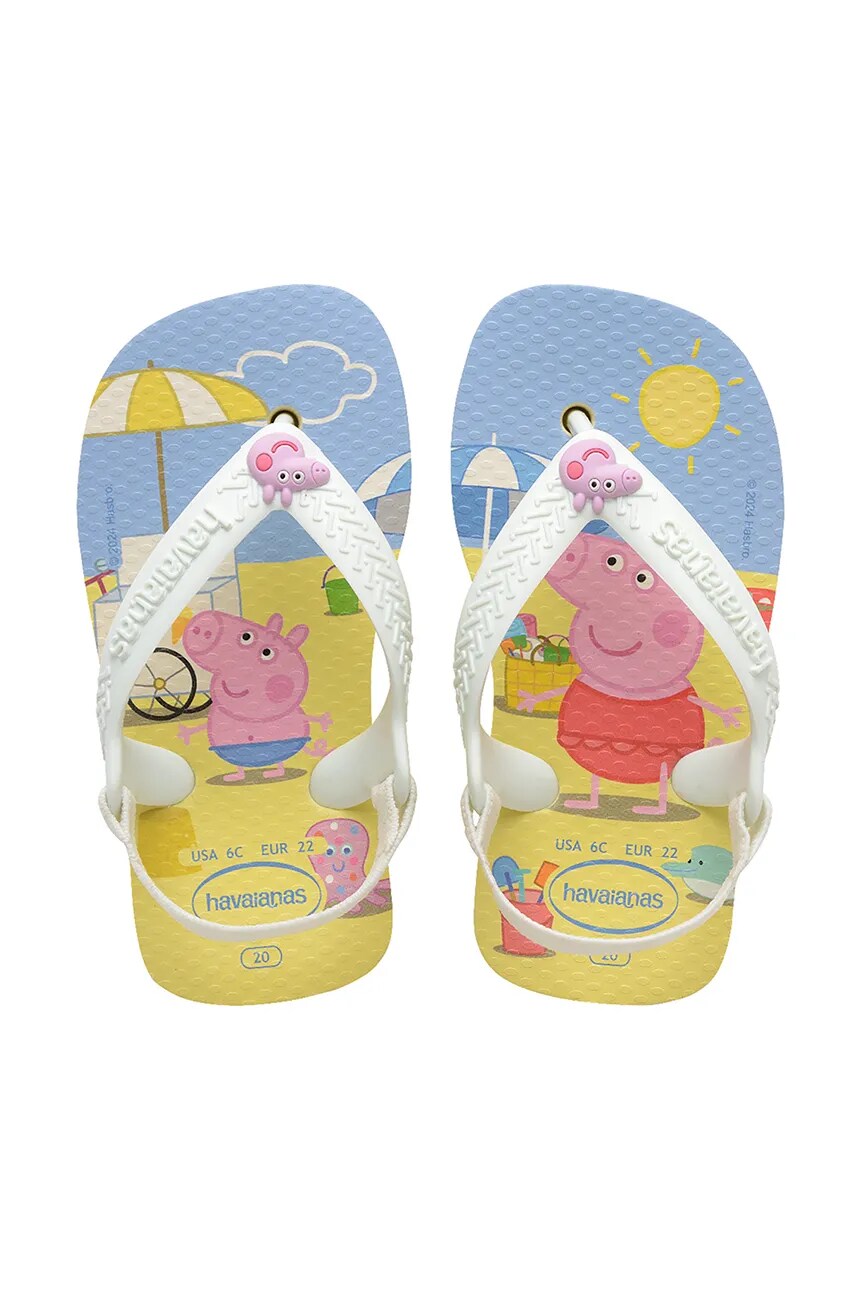 

Детские шлепанцы BABY PEPPA PIG Havaianas, желтый