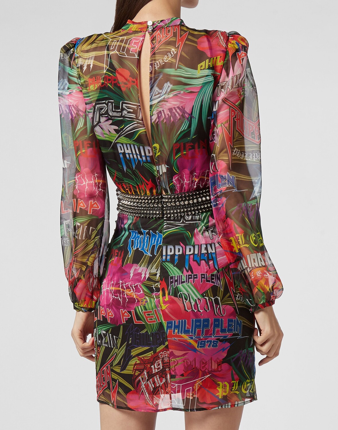 

Короткое платье Jungle Rock Philipp Plein, мультиколор