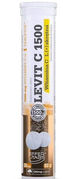 

Витамин С в шипучих таблетках Levit C 1500mg, 20 шт