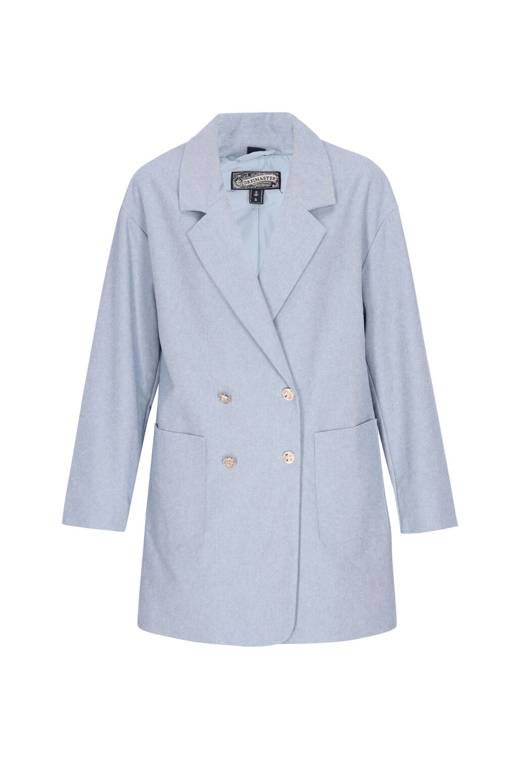 

DreiMaster Vintage Куртка на межсезонье в синем дениме