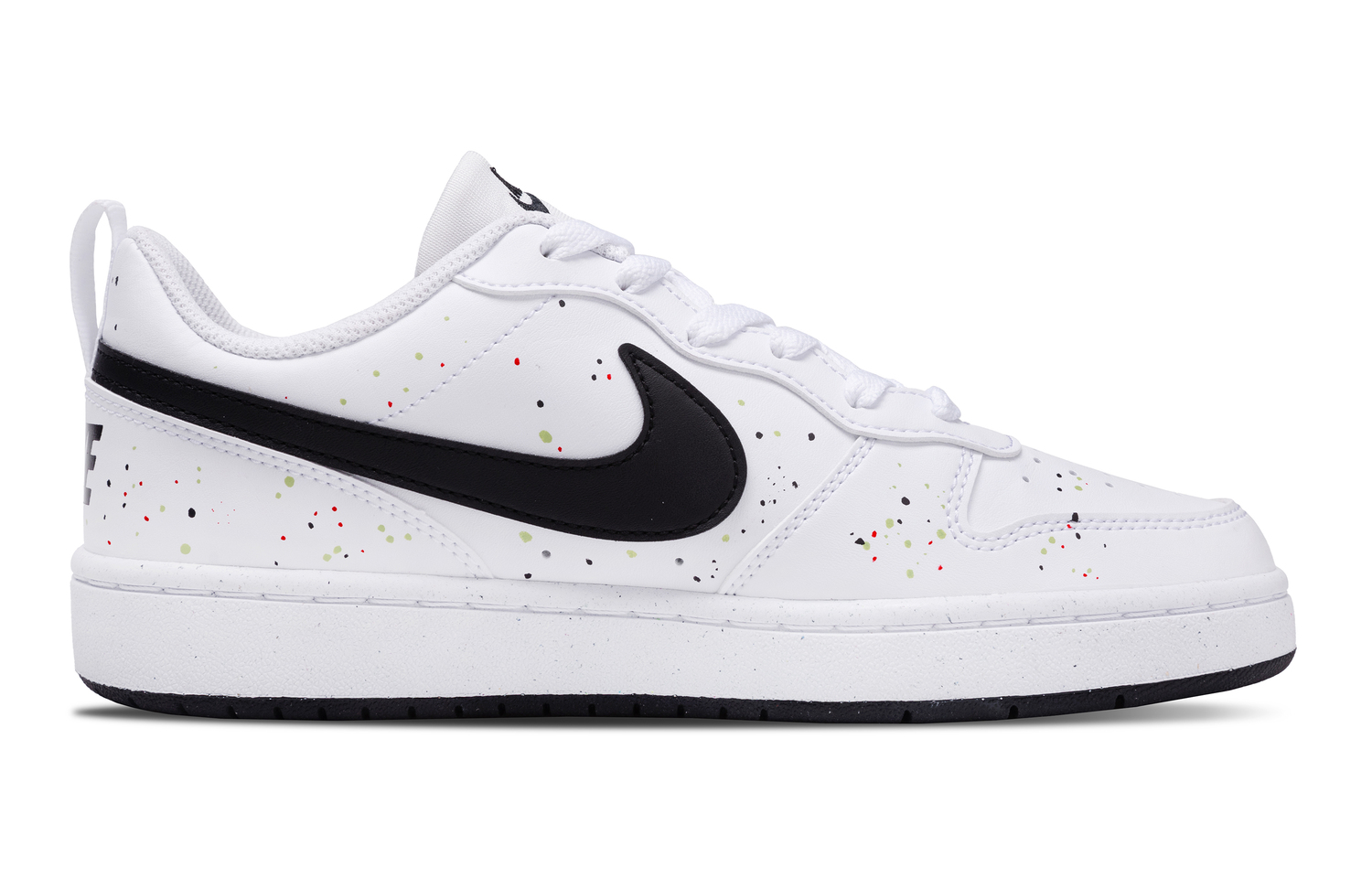 Nike Court Borough Baby's Breath Multicolor Ink Splatter Low top детские скейтбординг кроссовки White — фото 4