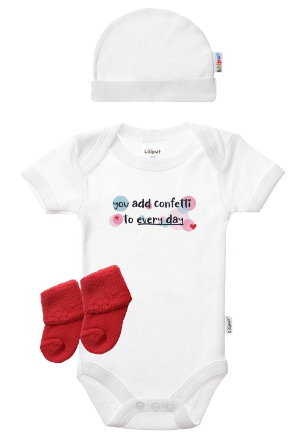 

Шапка 3 PACK Liliput, цвет weiß rot