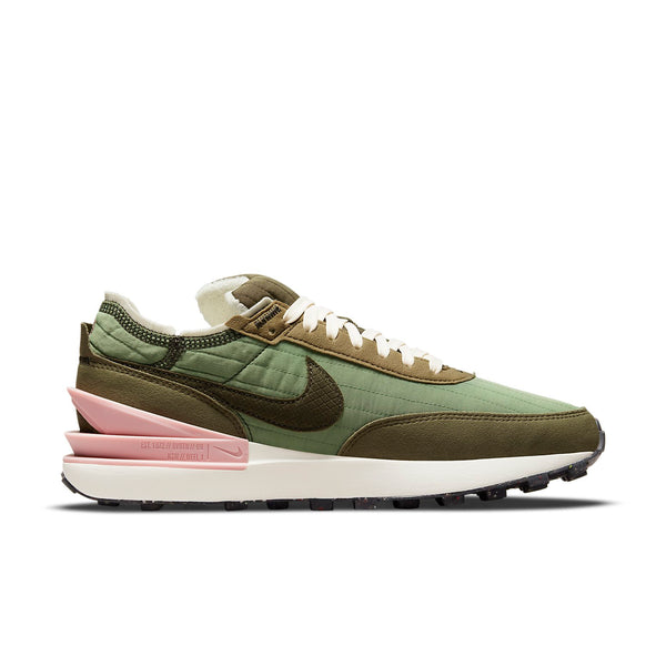 Кроссовки waffle one nn 'toasty - oil green' Nike, зеленый — фото 2