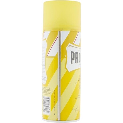 Питательная и восстанавливающая пена для бритья Yellow All Beard, 400 мл, Proraso — фото 2