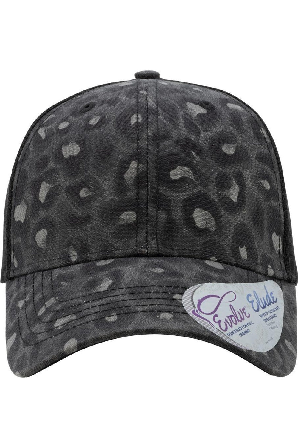 

Женская современная кепка-тракер Infinity Her, черный леопард/ черный