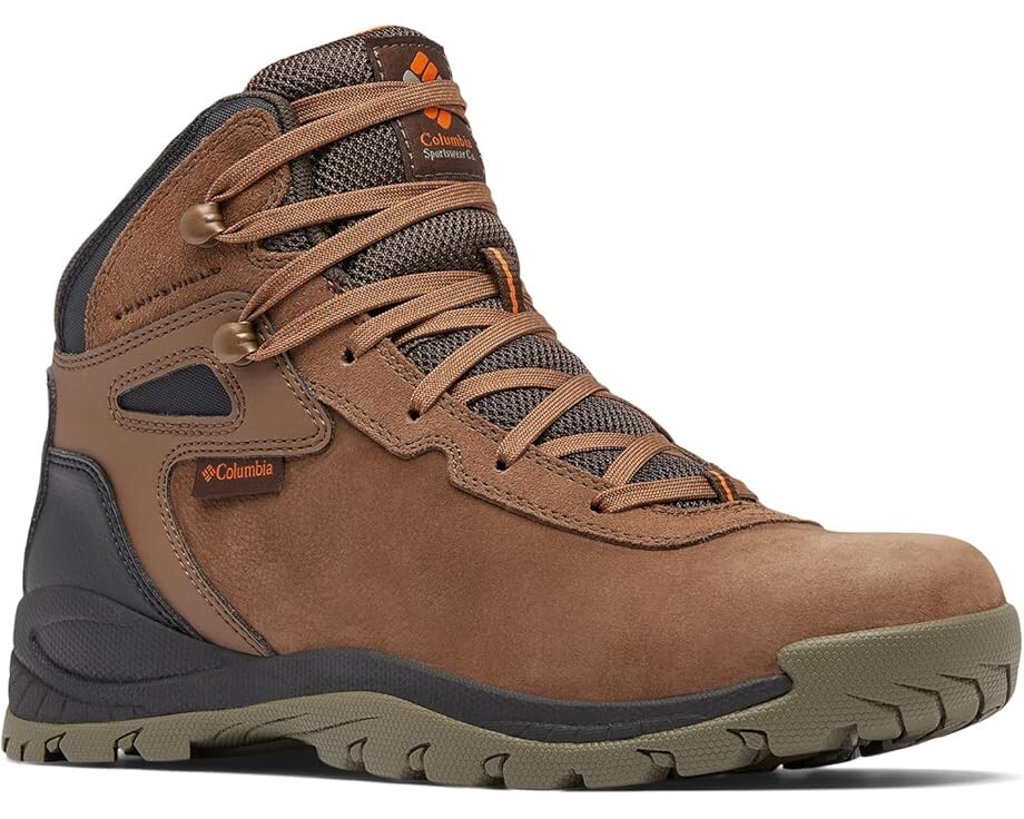 

Походная обувь Columbia Newton Ridge BC Nubuck, цвет Dark Brown/Desert Sun