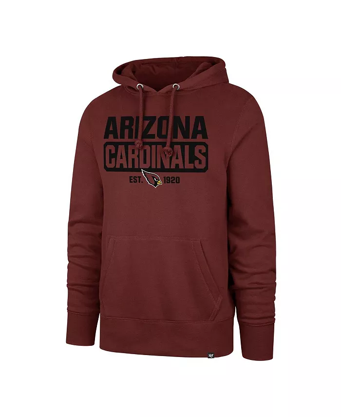 

Мужская толстовка с капюшоном Cardinal Arizona Cardinals Box Out Headline Pullover Hoodie '47 Brand