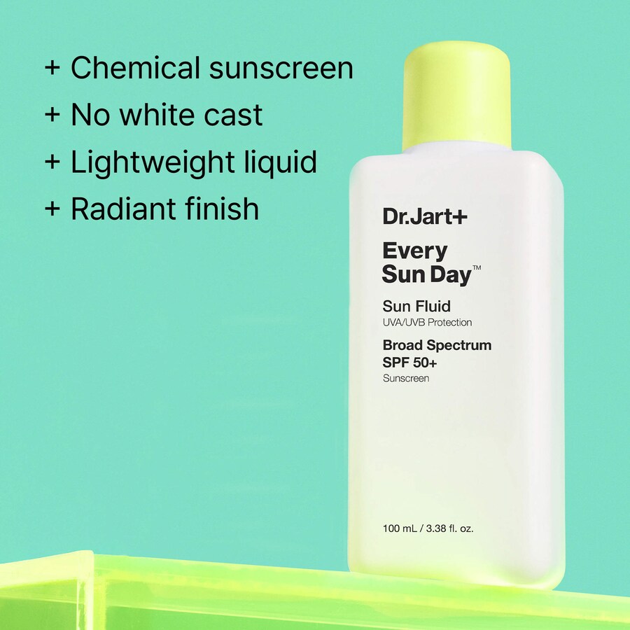 Солнцезащитный крем Every Sun Day Fluid Korean Sunscreen SPF 50+ Dr. Jart+, 3.38 oz /100 mL — фото 2
