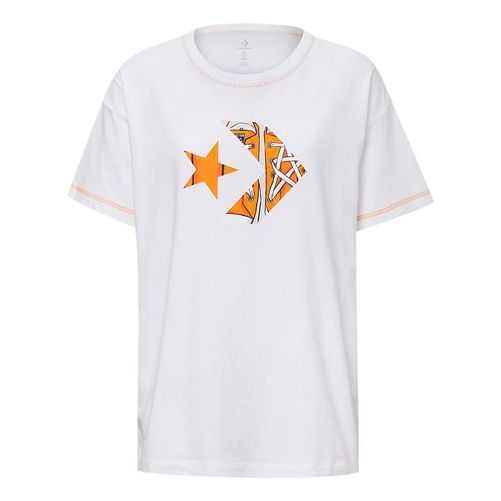 

Футболка canvas shoes logo print short-sleeved white Converse, белый