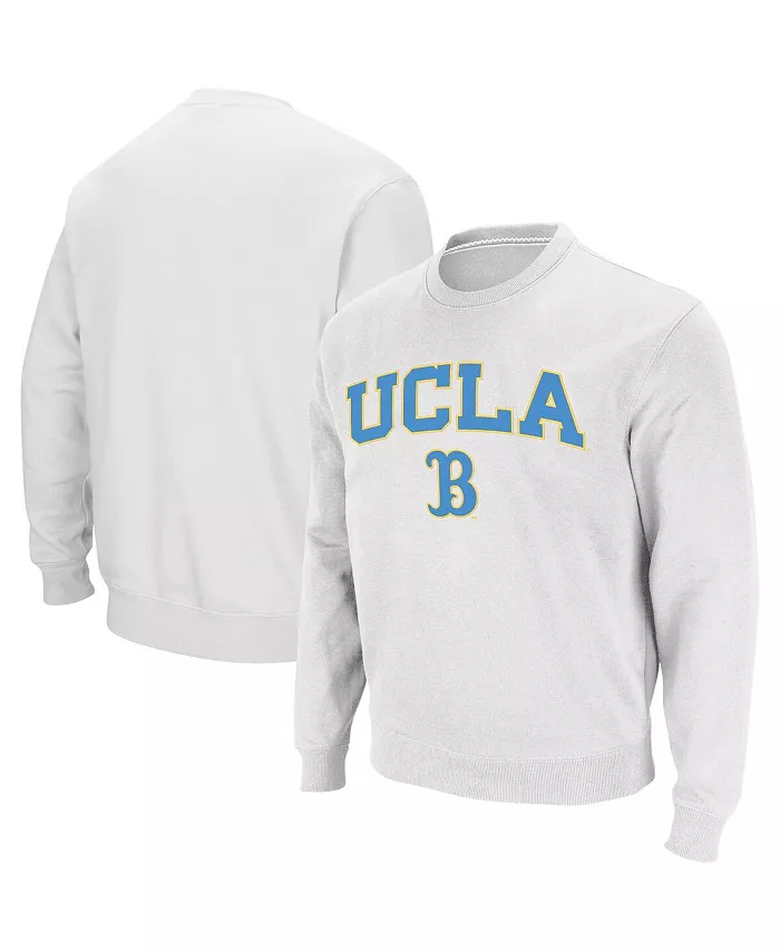 

Мужская толстовка с круглым вырезом UCLA Bruins с аркой и логотипом Colosseum, белый