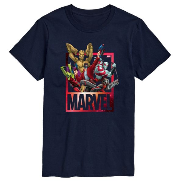 

Мужская футболка с графическим принтом группы «Стражи Галактики» Marvel, синий