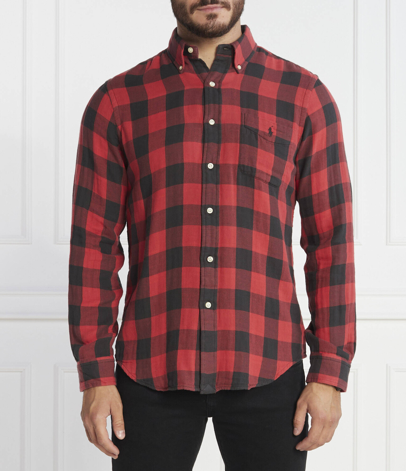 

Рубашка POLO RALPH LAUREN Custom fit, красный