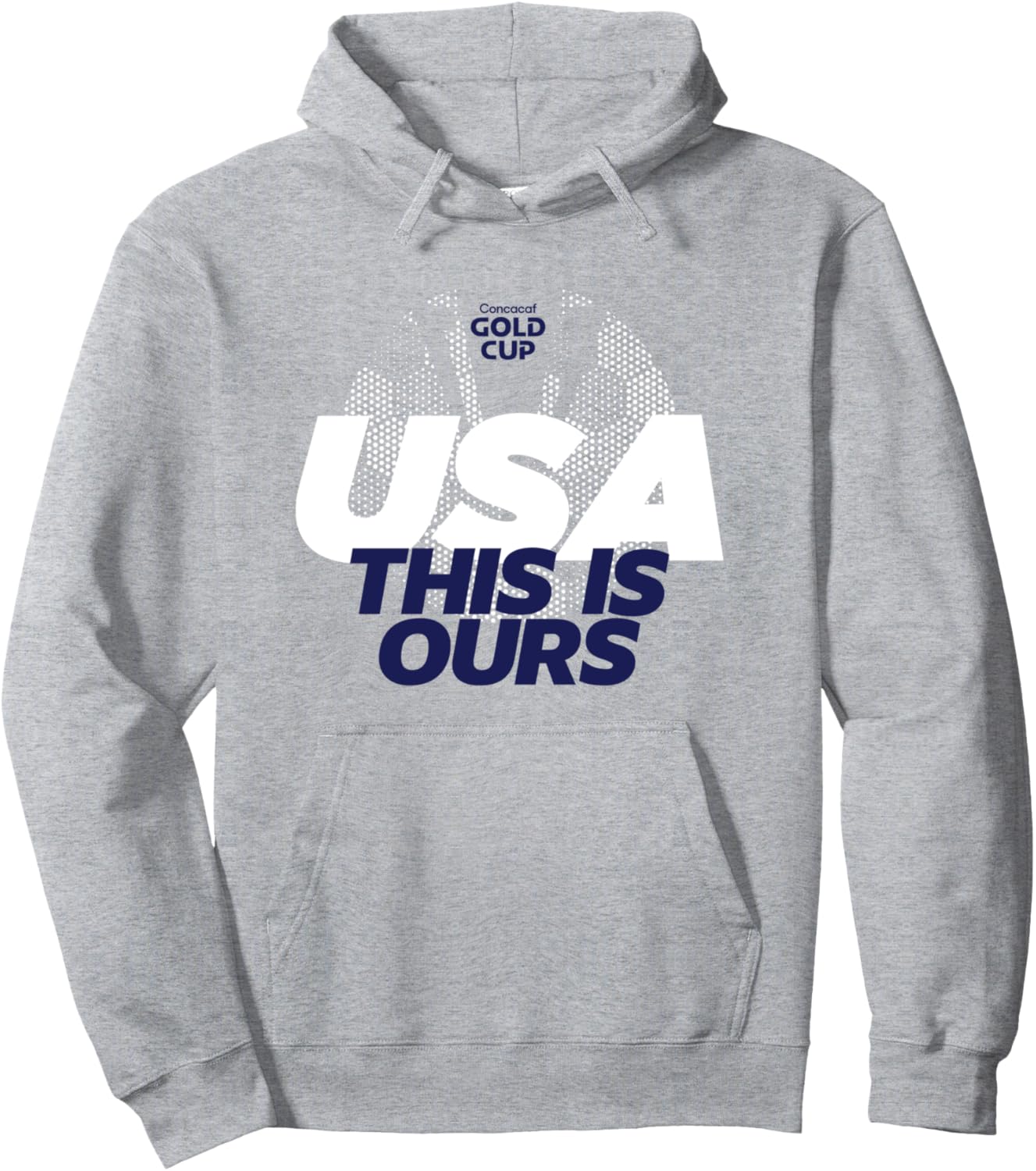 

Худи с надписью «USA Design Past Edition and Gold Cup Champion» Gold-Cup Past Editions 2023, серый