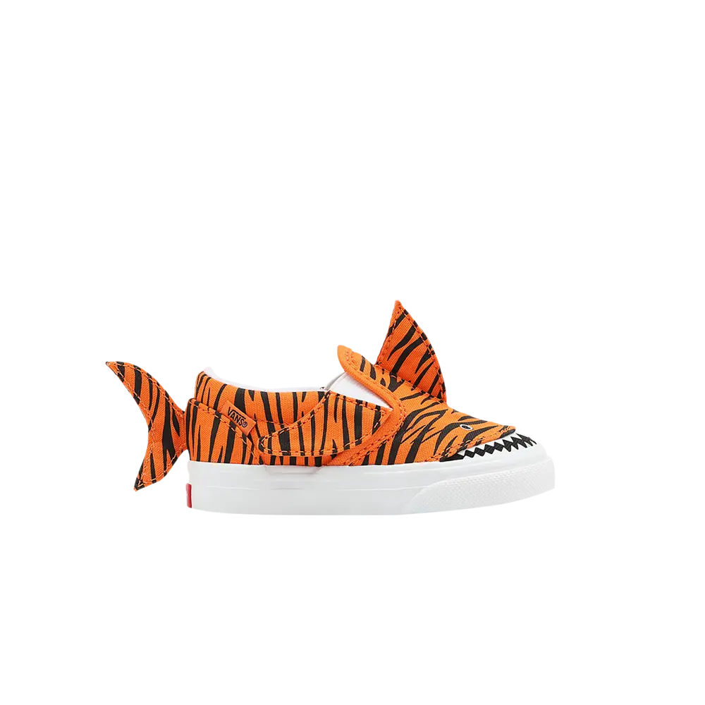 Слипоны V для малышей Vans, оранжевый