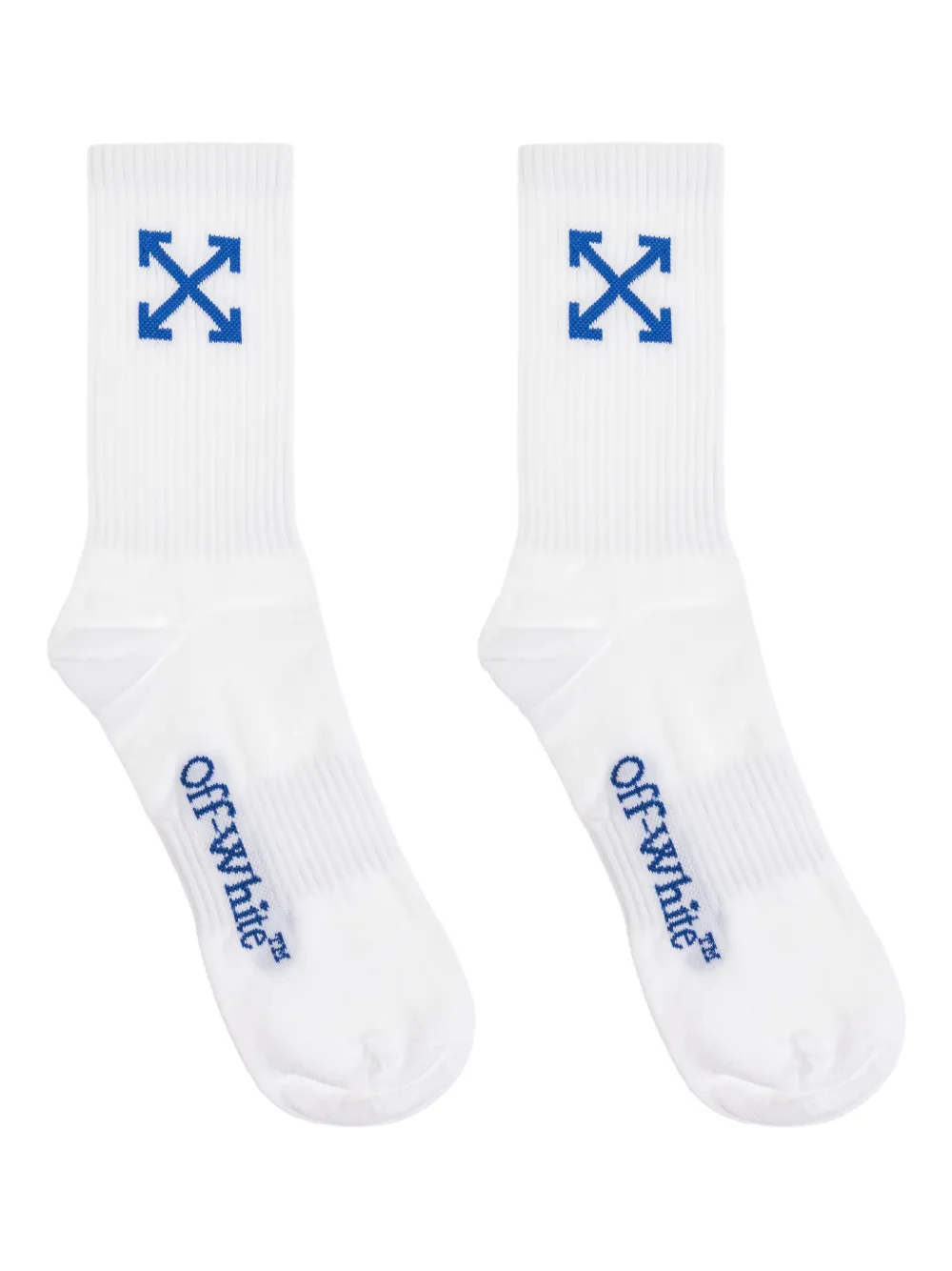 

Носки с логотипом в виде стрелы OFF-WHITE, белый