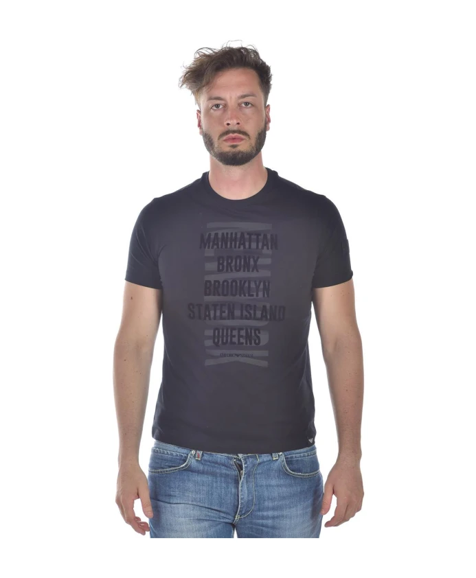 

3Z1T941J00Хлопковая футболка Znero Emporio Armani, черный