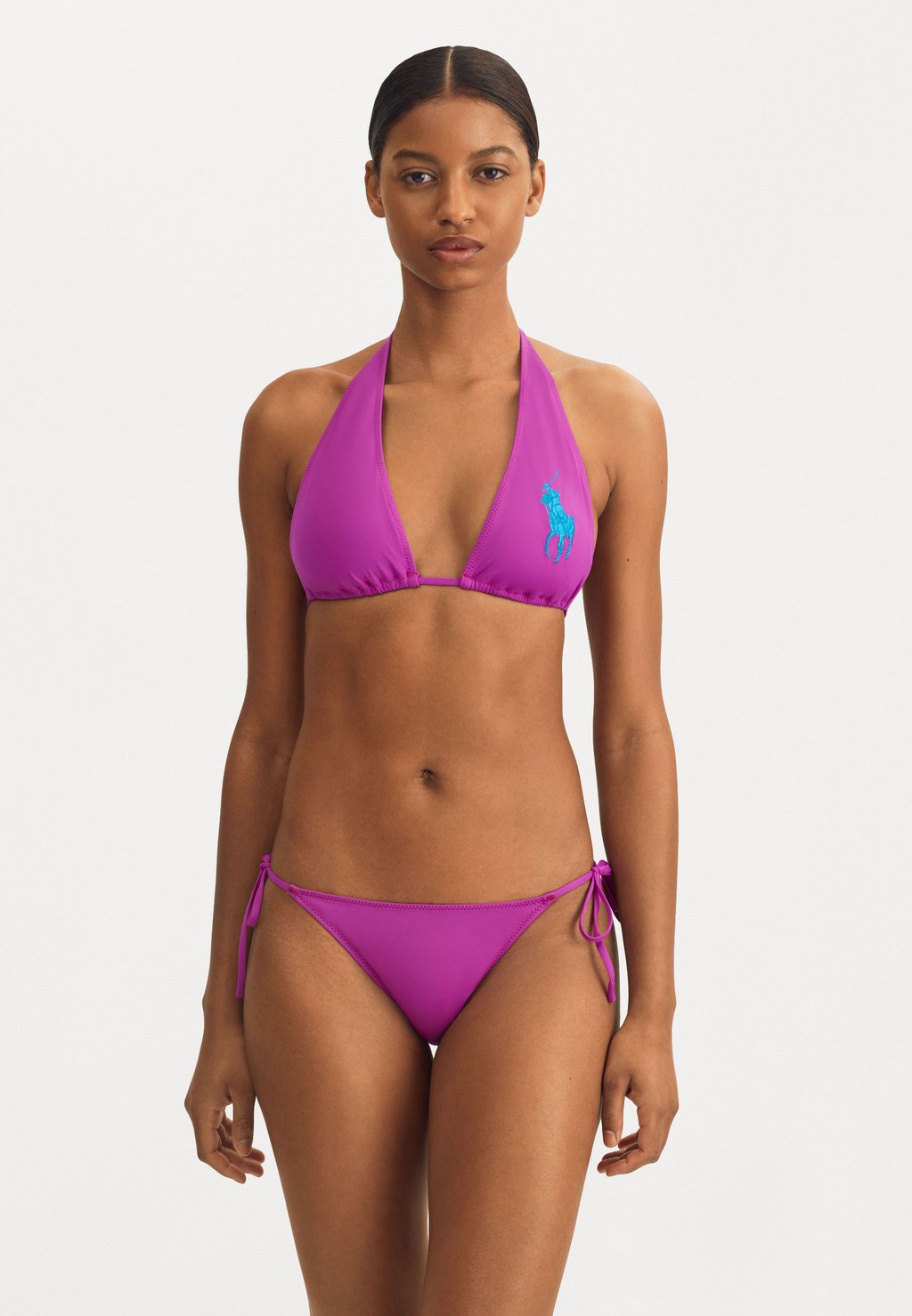

Верх бикини TALL SLIDER TRI Polo Ralph Lauren, фиолетовый
