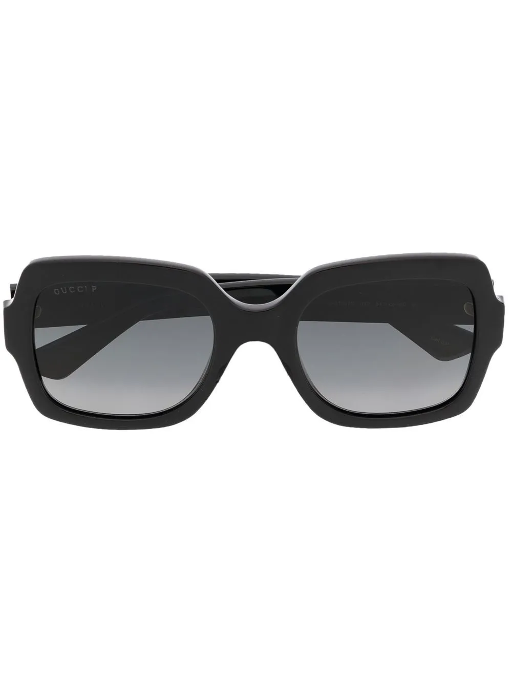 

Солнцезащитные очки в квадратной оправе с логотипом Gucci Eyewear, черный