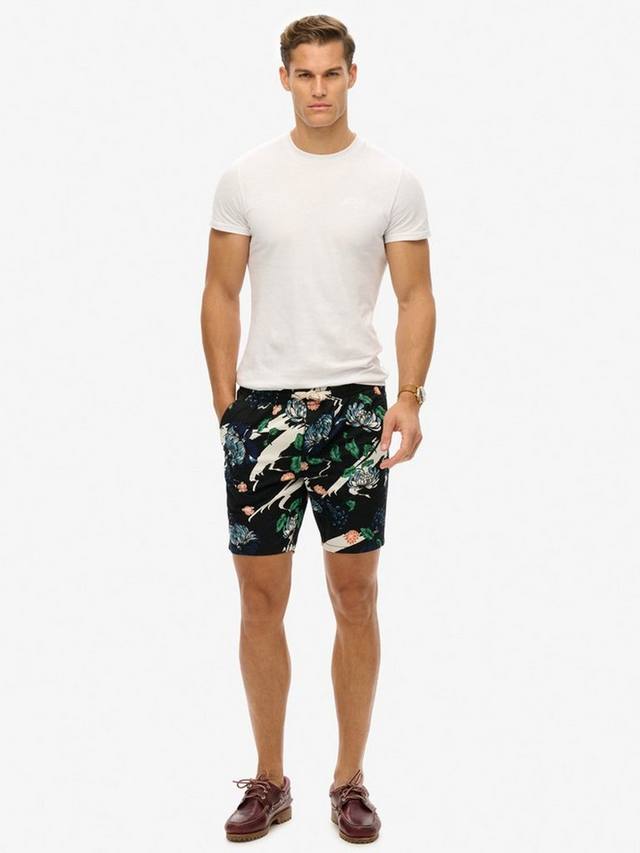 

Шорты-бермуды с цветочным принтом Superdry, цвет Aya Black Floral