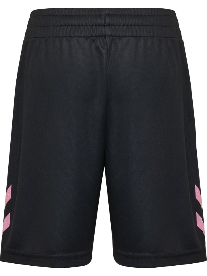 Hummel Детские шорты Hmlshimmer Multisport, цвет ЧЕРНЫЙ/СВАДЕБНАЯ РОЗА — фото 2
