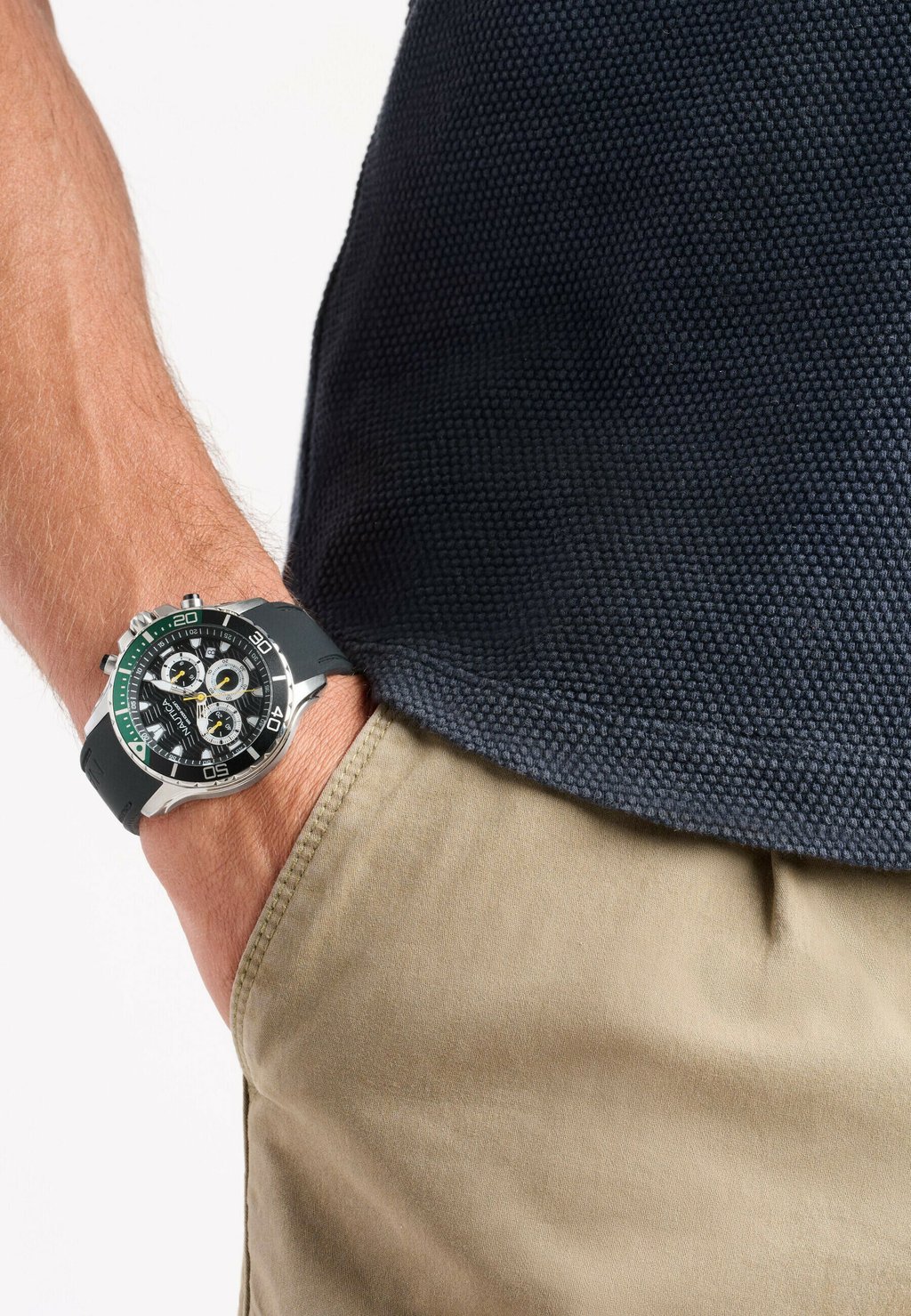 

Часы с хронографом QUARTZ Nautica, черный
