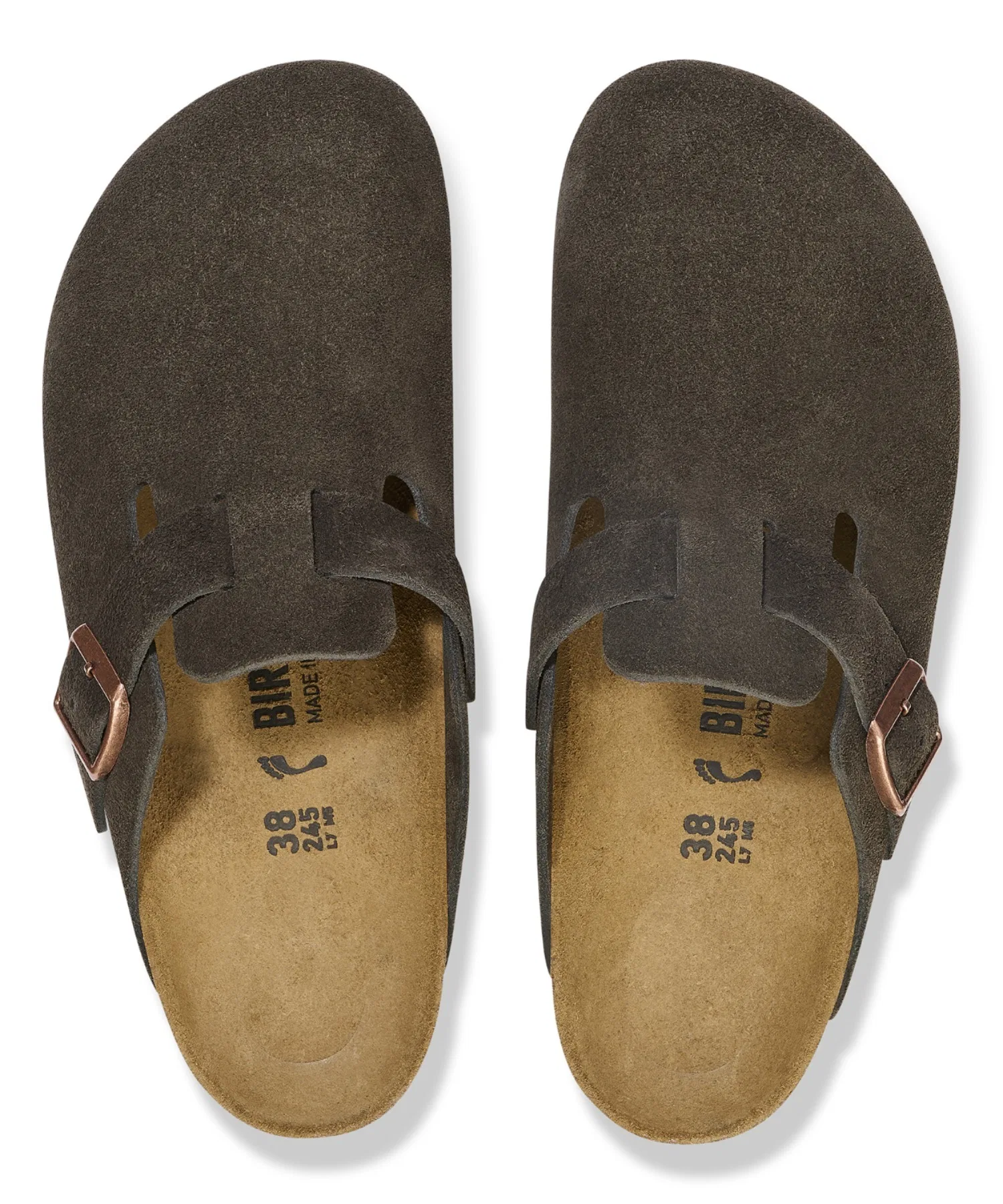 Унисекс сабо BIRKENSTOCK Boston из замши — фото 3