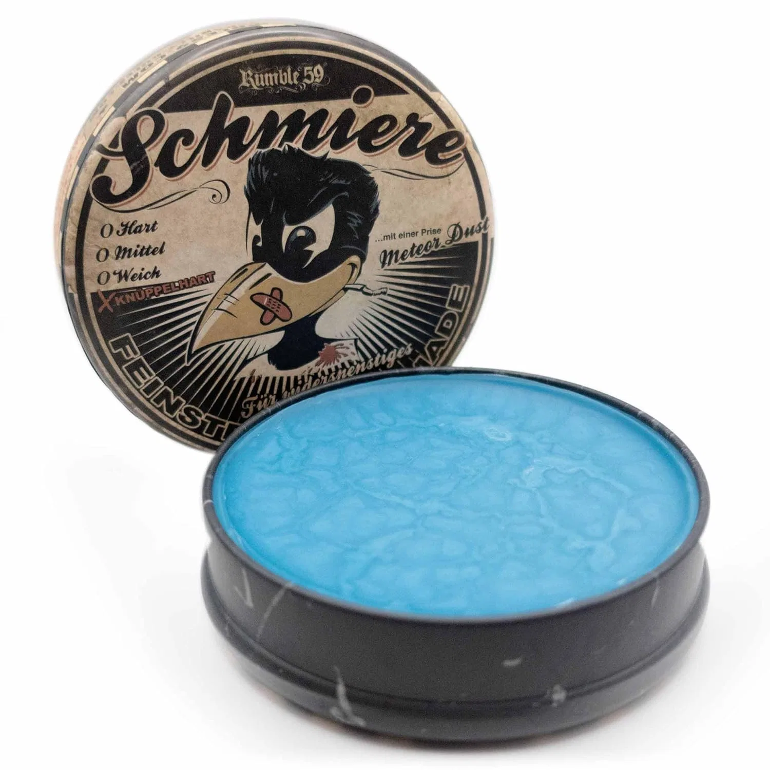 Помада для укладки волос «Schmiere knüppelhart» 140 г от Rumble59 Schmiere Feinste Haar-Pomade — фото 3