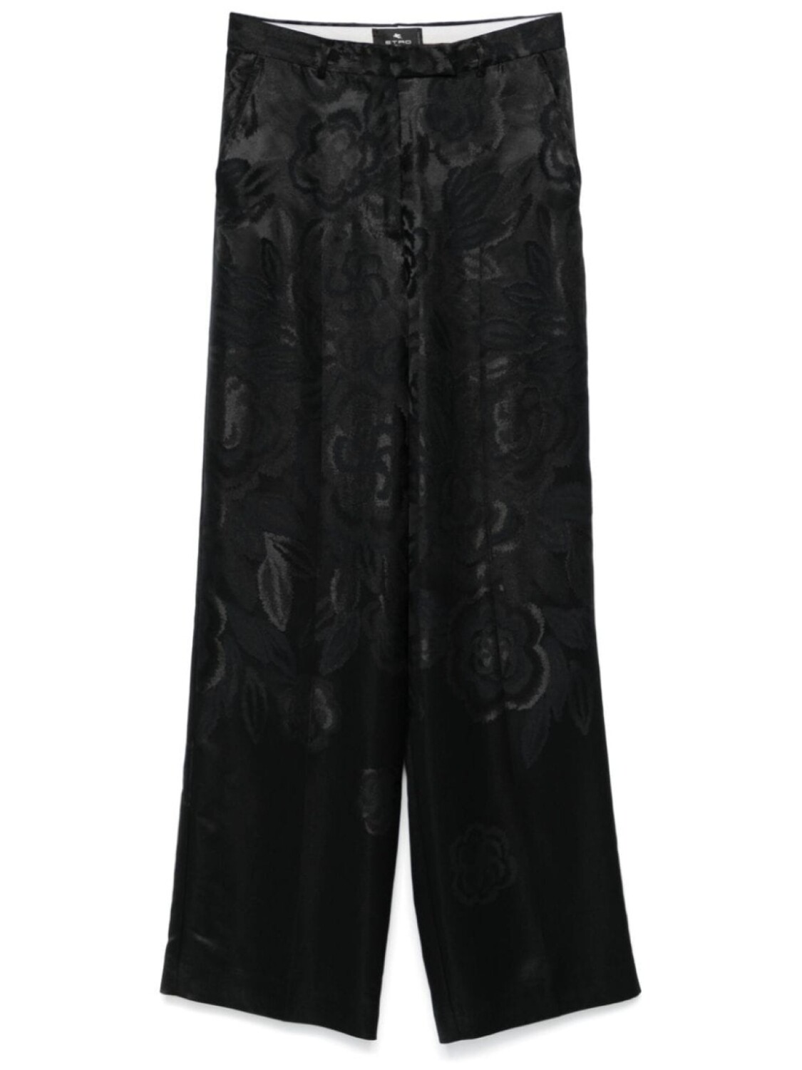 

ETRO жаккардовые брюки, черный