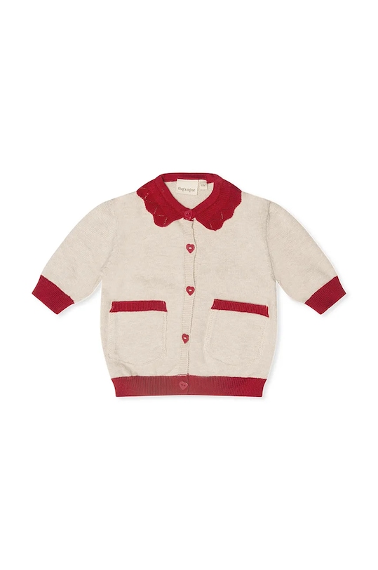 

Детский хлопковый кардиган Felizia That'S Mine, бежевый